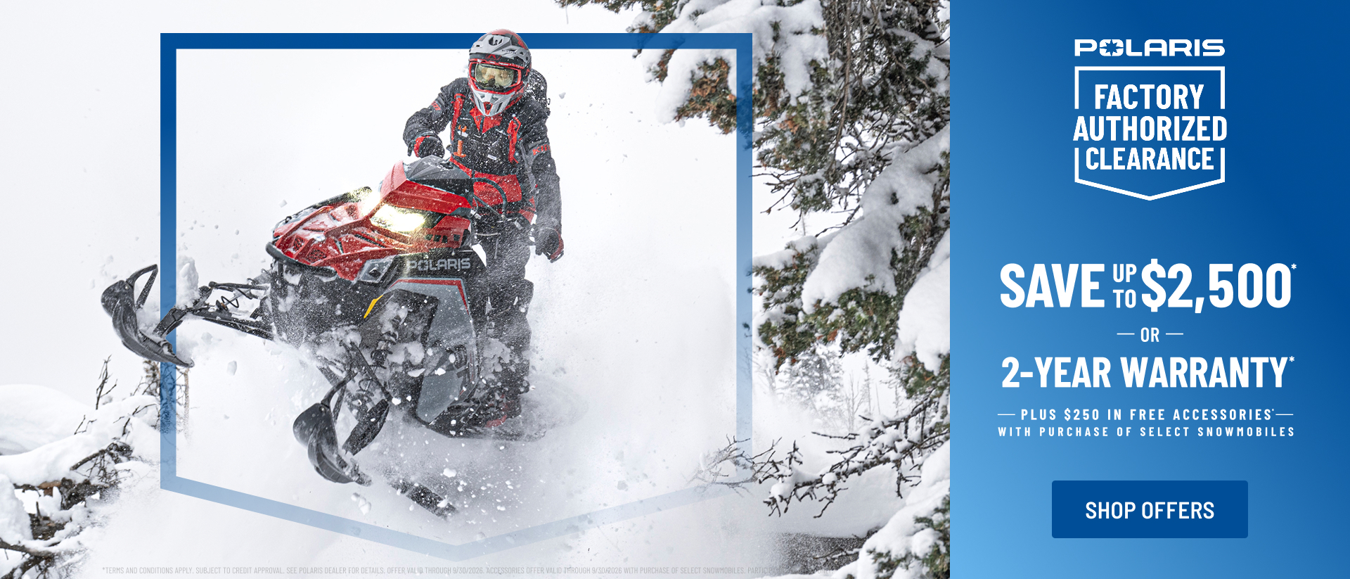 Factory Authorized Clearance Sales Event